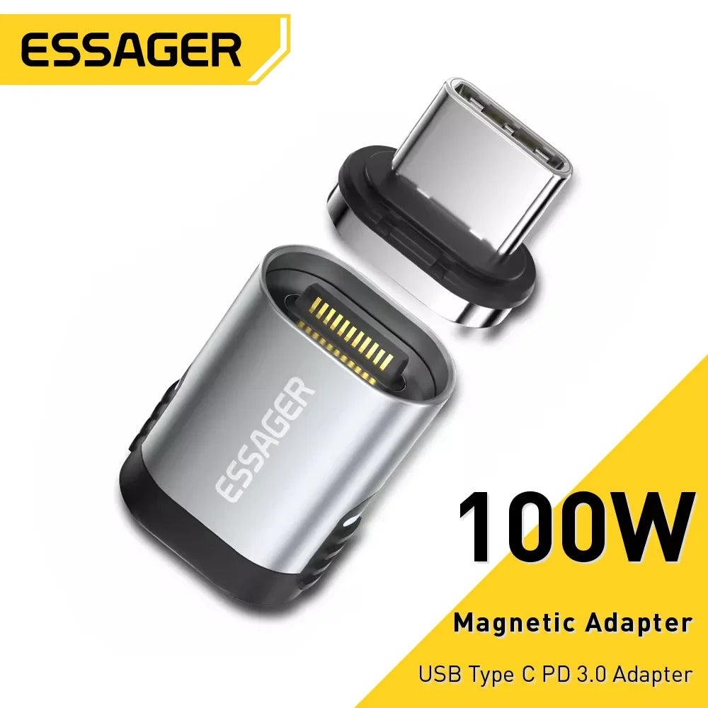 Adaptateur USB-C magnétique à 24 broches, 100W