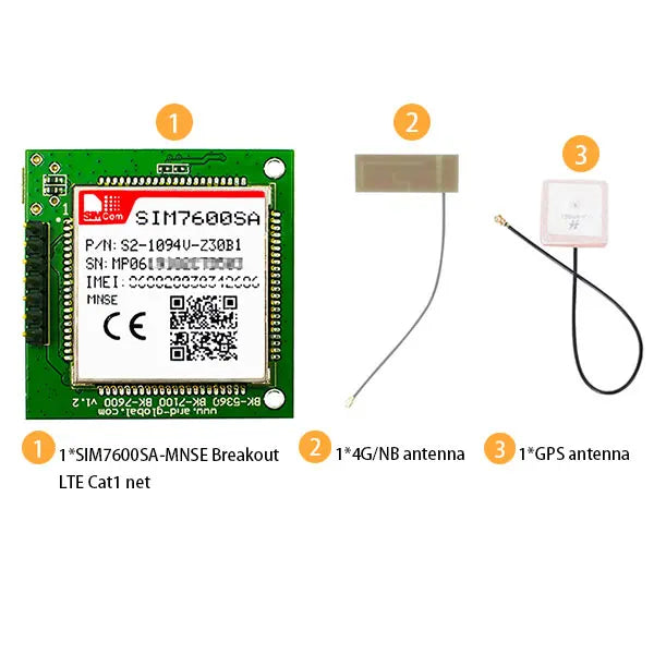 SIM7600SA-MNSE LTE Cat1 4G Mini jadrová doska s GNSS