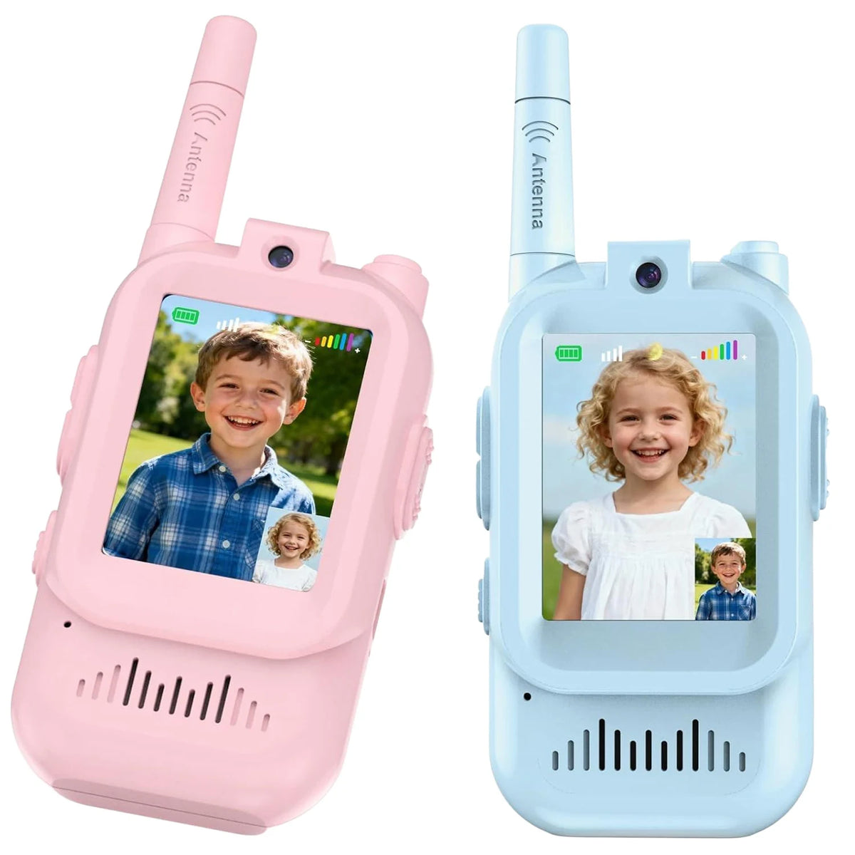 Talkies-walkies vidéo rechargeables, paire