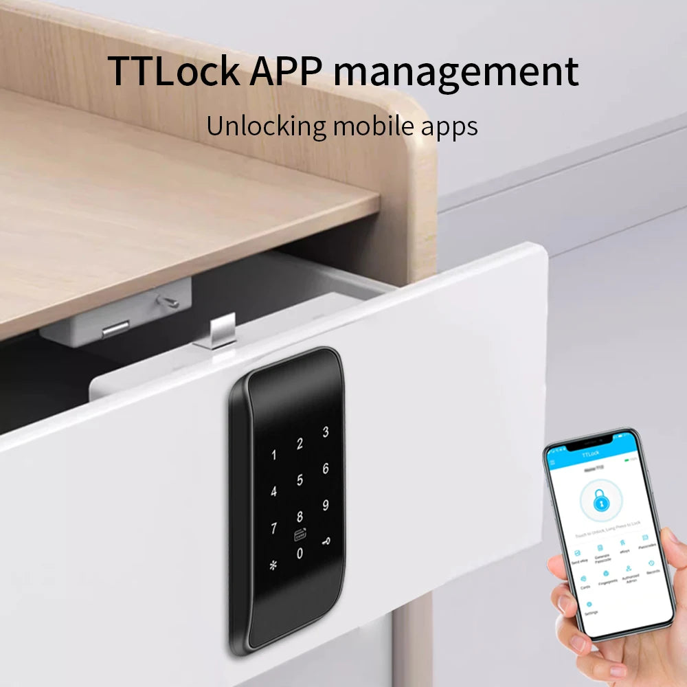 Serratura per armadietti TTLock - opzioni con tastierino o impronta digitale