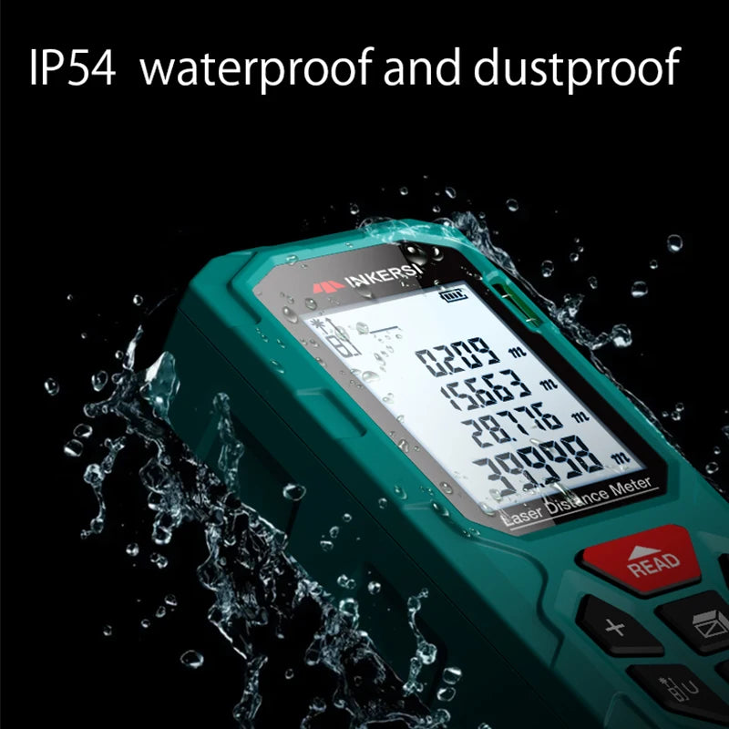 Laser Distance Meter 40M–120M ±2mm Digital Rangefinder Tool