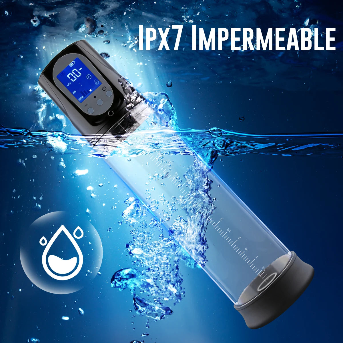 Electric Vacuum Penis Pump with LED Display & 4 Modes