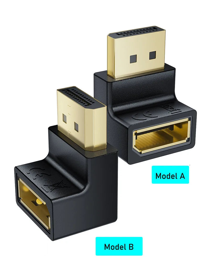 Zahnutý adaptér DisplayPort 1.4