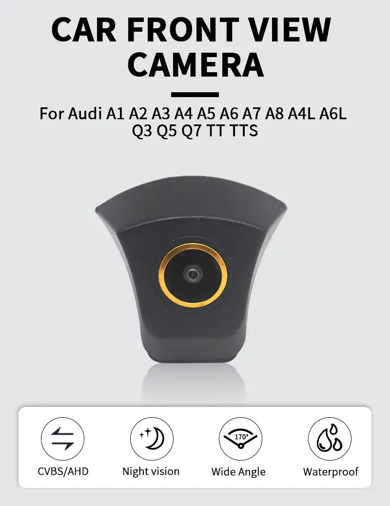 Audi Frontkamera mit 170° Weitwinkel-AHD-Objektiv Upgrade