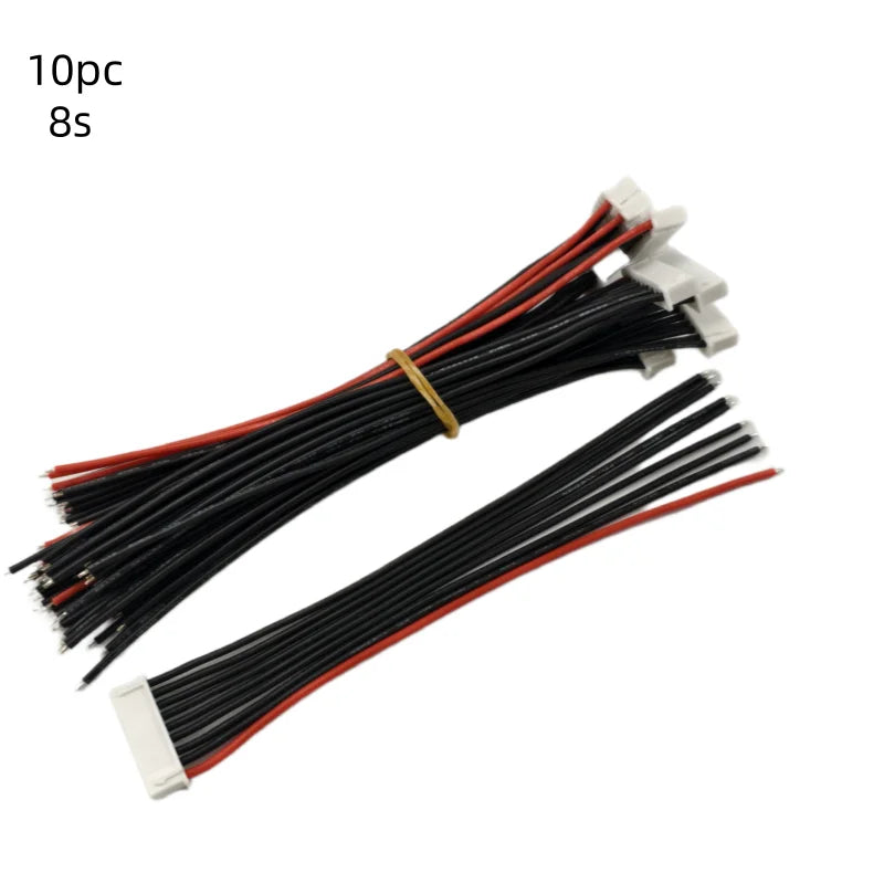 Prívodné vodiče balansovacieho konektora LiPo - balenie 10 ks, 1S až 8S