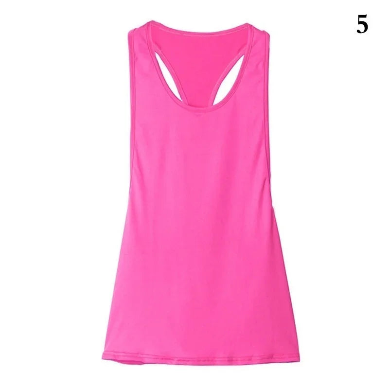 Weibliches Racerback-Polyester-Workout-Top