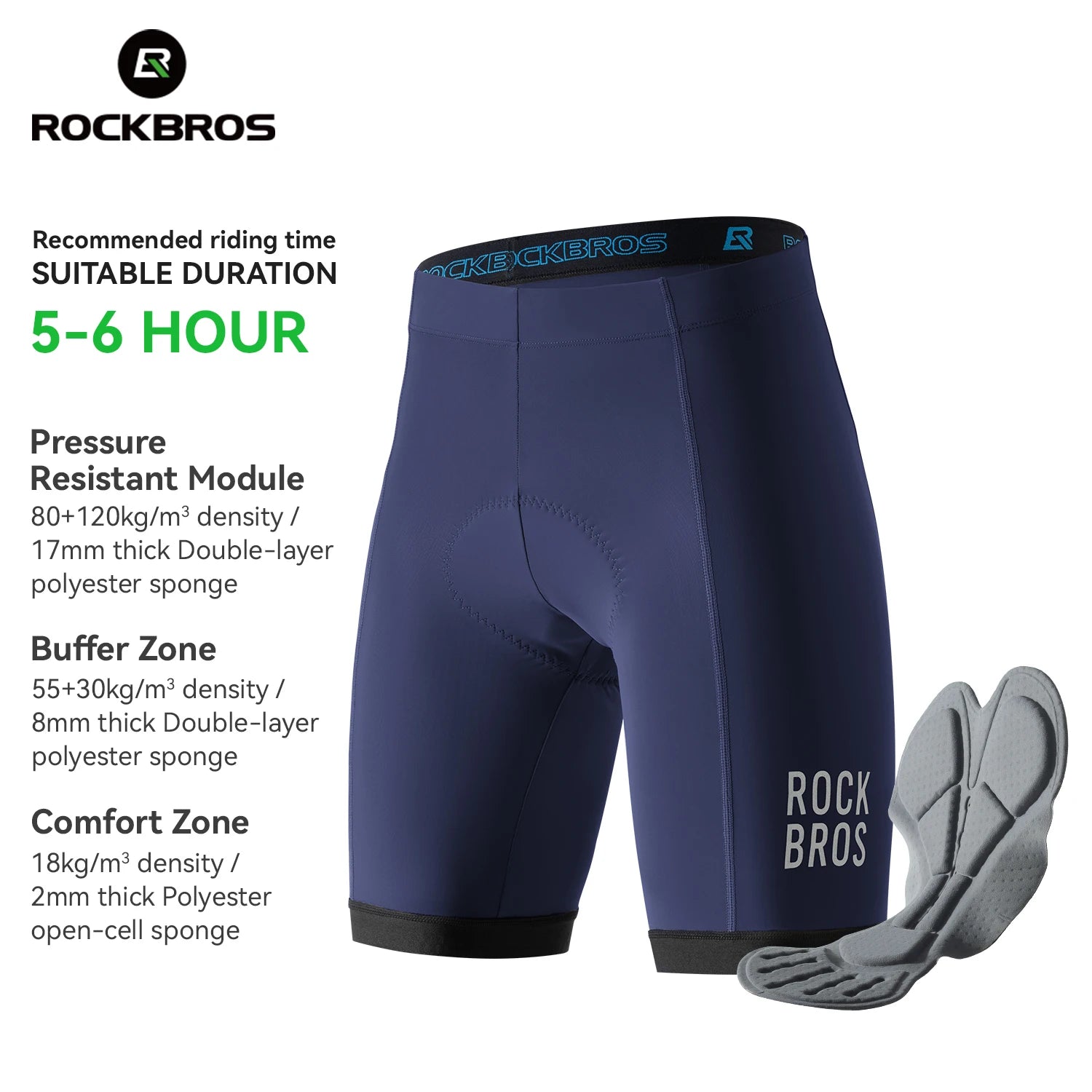 Men’s Cycling Shorts Breathable Stretch MTB Riding Shorts