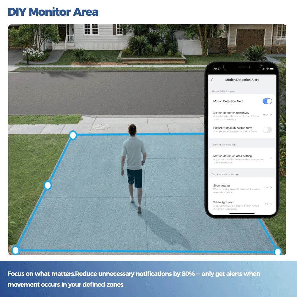 Alevio Vanjska Solarna Bežična Sigurnosna Kamera 4MP IP67