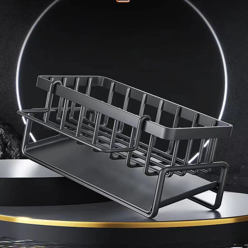 Kitchen Sink Sponge Rack, With or Without Rail