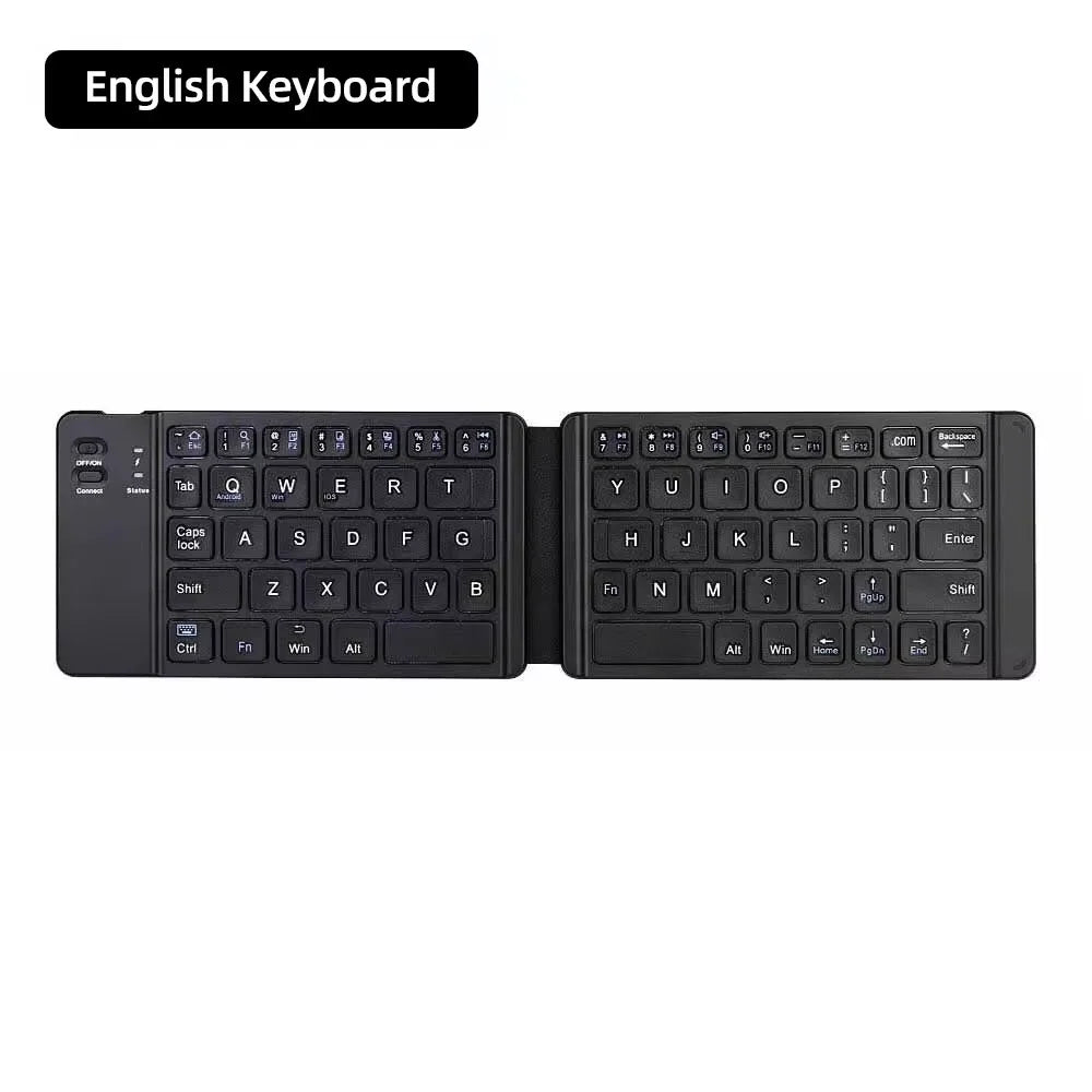 Tastatură Bluetooth pliabilă cu opțiuni de layout