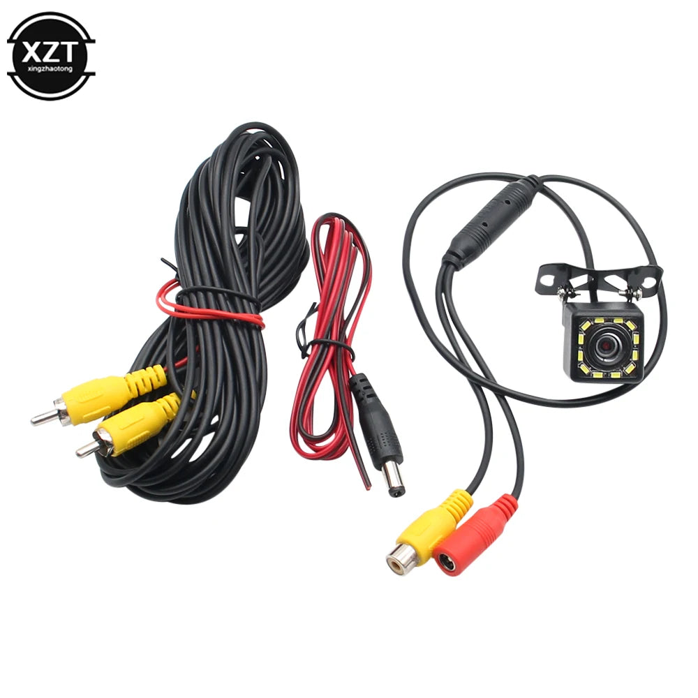 Wide Angle HD Car Rearview Camera with 12 LED Night Vision