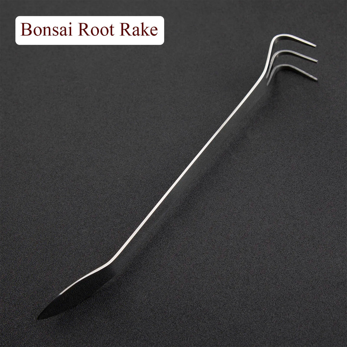 3-Piece Bonsai Root Hook, Tweezers & Rake Set