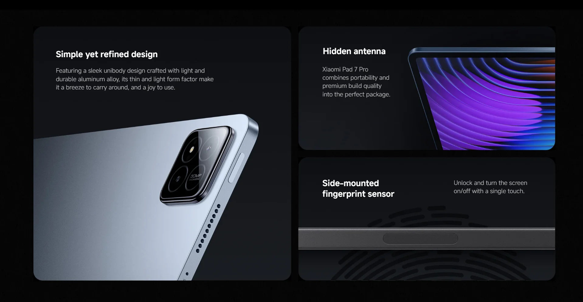 Global Version Xiaomi Pad 7 Pro 128GB 256GB 512GB Snapdragon 8s Gen 3 11.2" 3.2K 144Hz Screen 8850mAh Mi Tablet Xiaomi Pad 7Pro