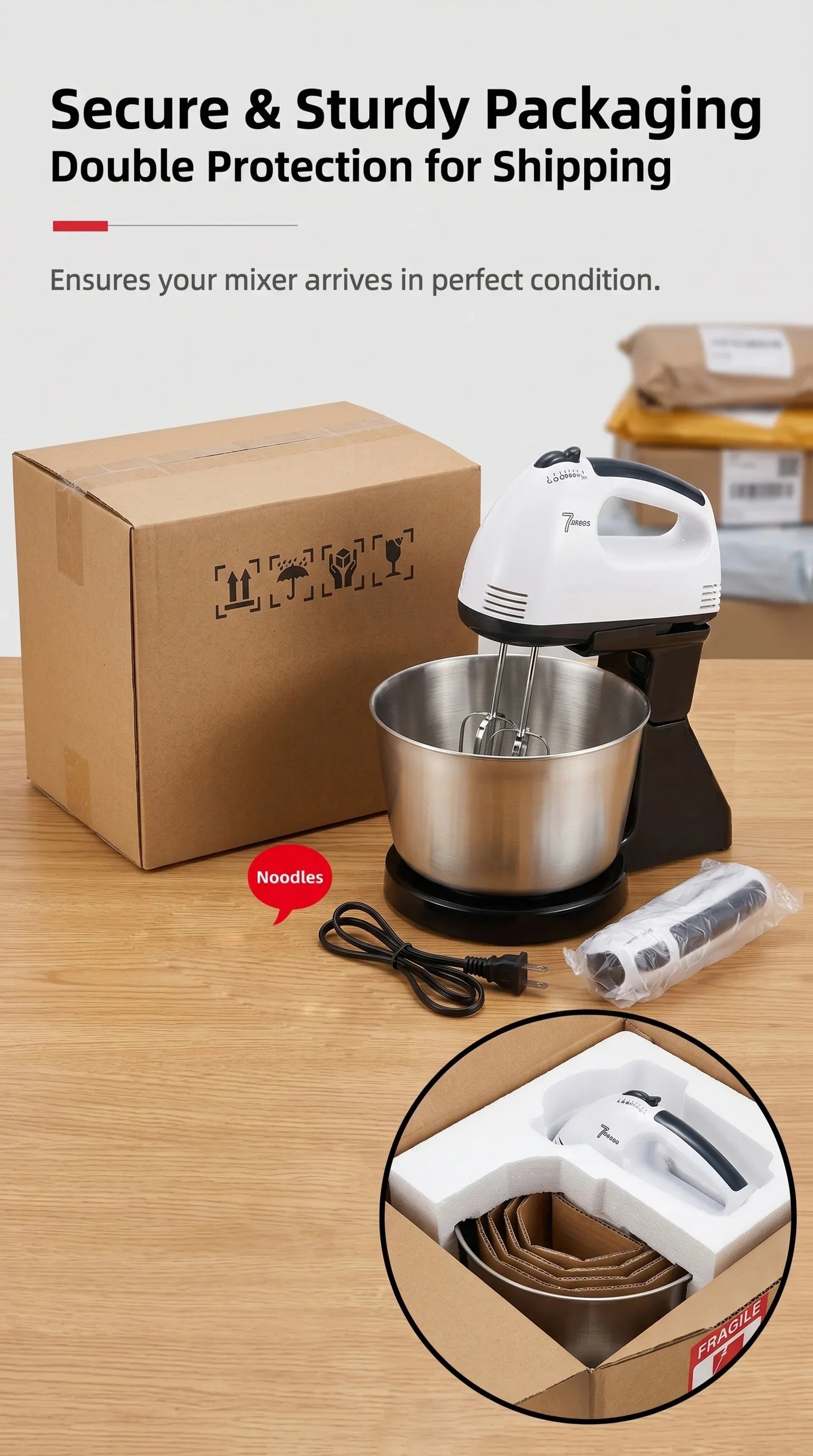 Electric Handheld Egg Beater Mixer