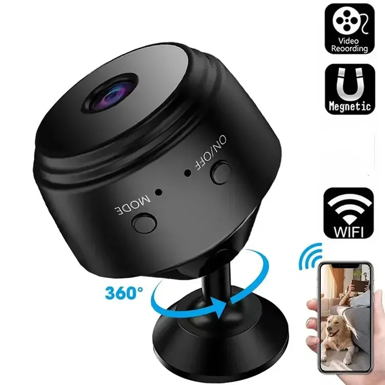 Mini WiFi bezpečnostná kamera A9 s diaľkovým monitorovaním cez aplikáciu