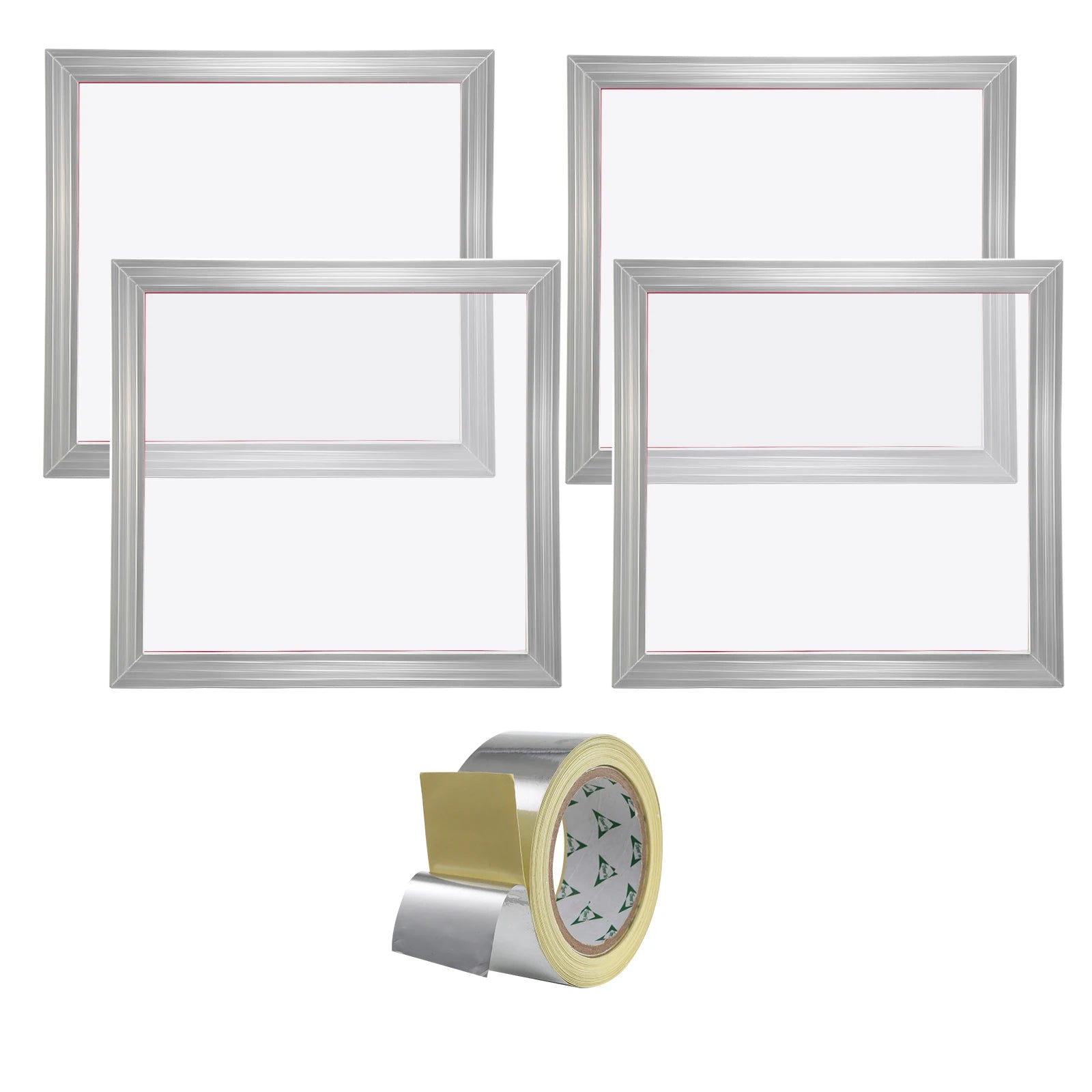 20x20in Aluminum Screen Printing Frame Kit with 110 Mesh Set