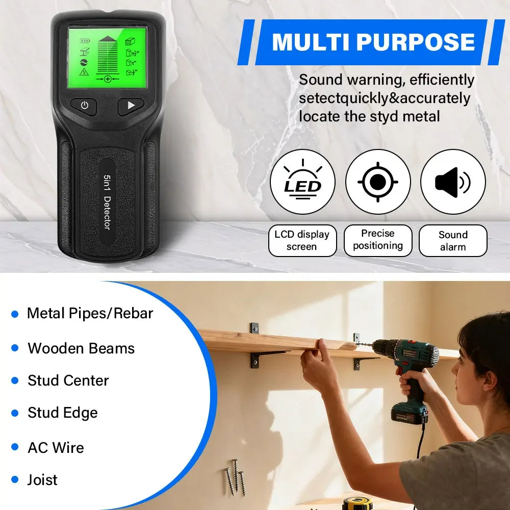 Five-in-One Digital Wall Scanner