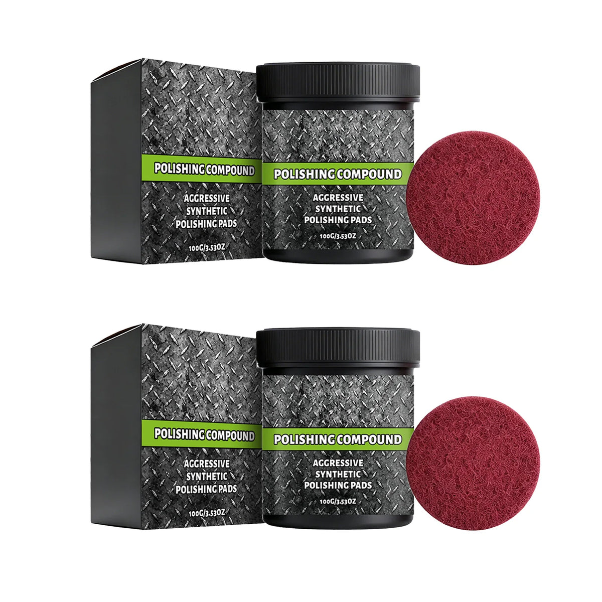 Kit di pasta lucidante e tampone, 100 g