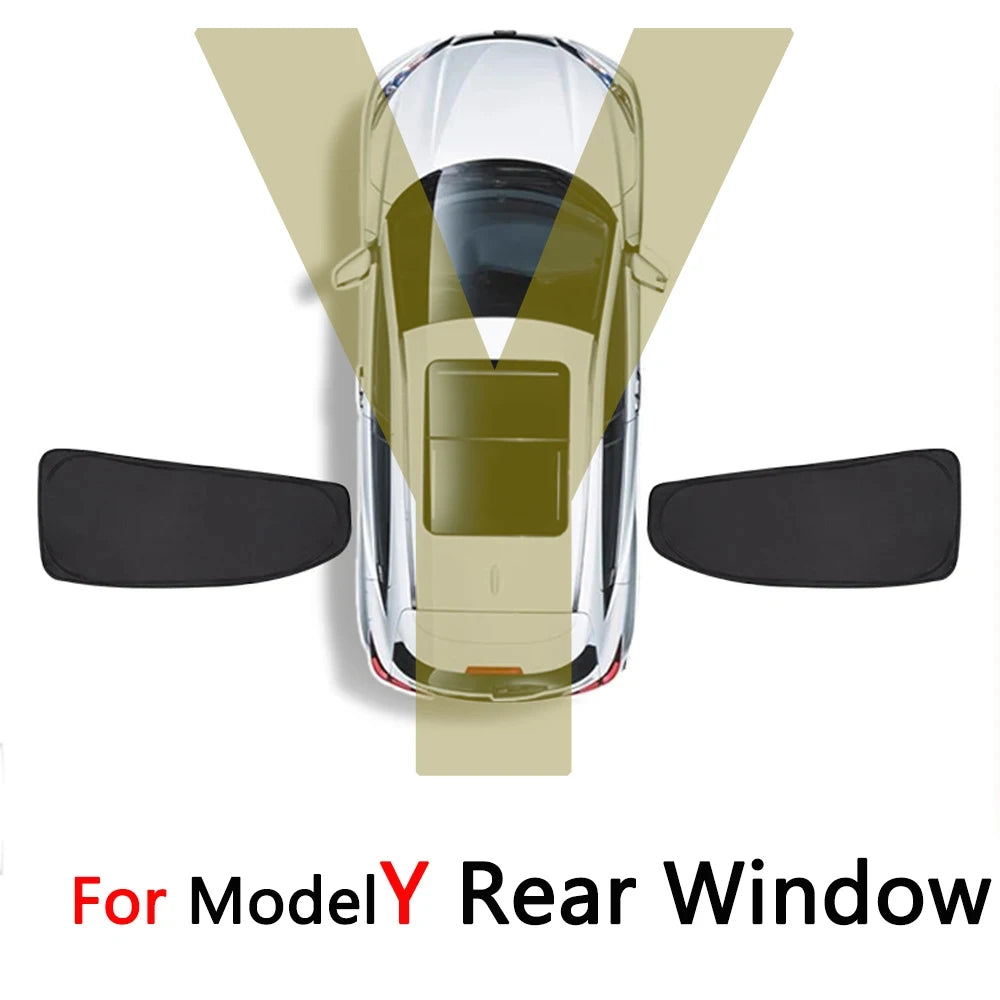 Vehicle Window Sunshades for Model 3 and Model Y – Options