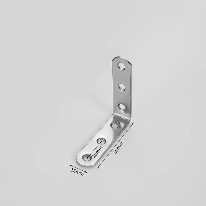 10 Sets hochbelastbare L-förmige Winkelverbinder (70 Stück) - 90° Eckverbinder