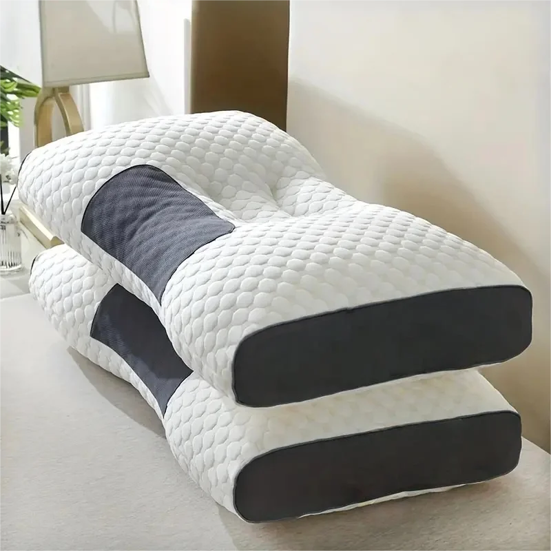 Adjustable Ergonomic Neck Support Pillows (2-Pack) for Comfort