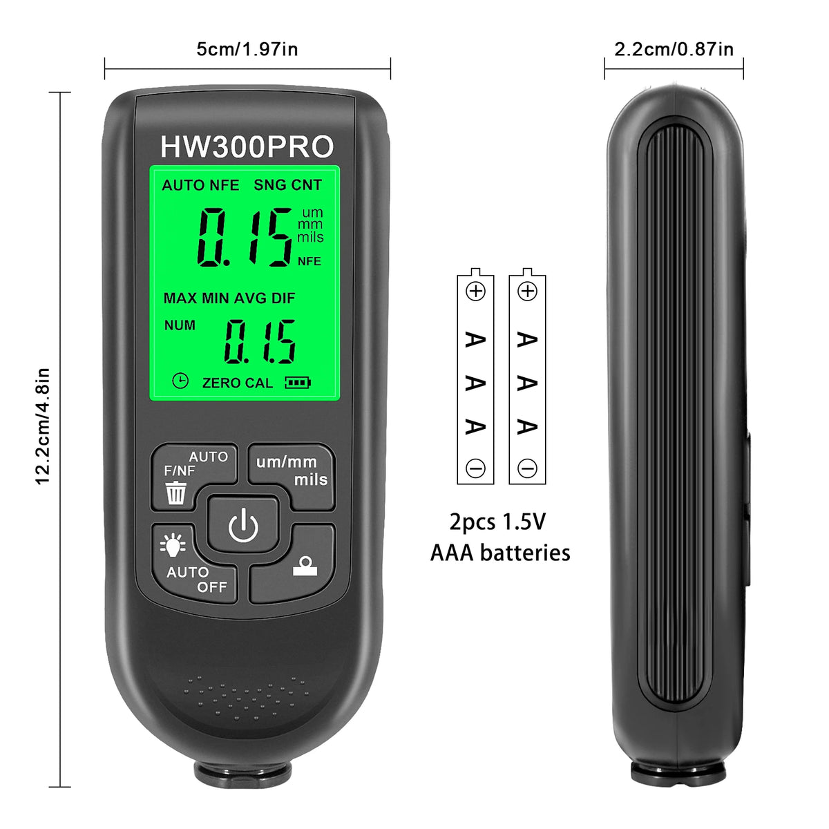 HW-300PRO Coatingsdiktemeter