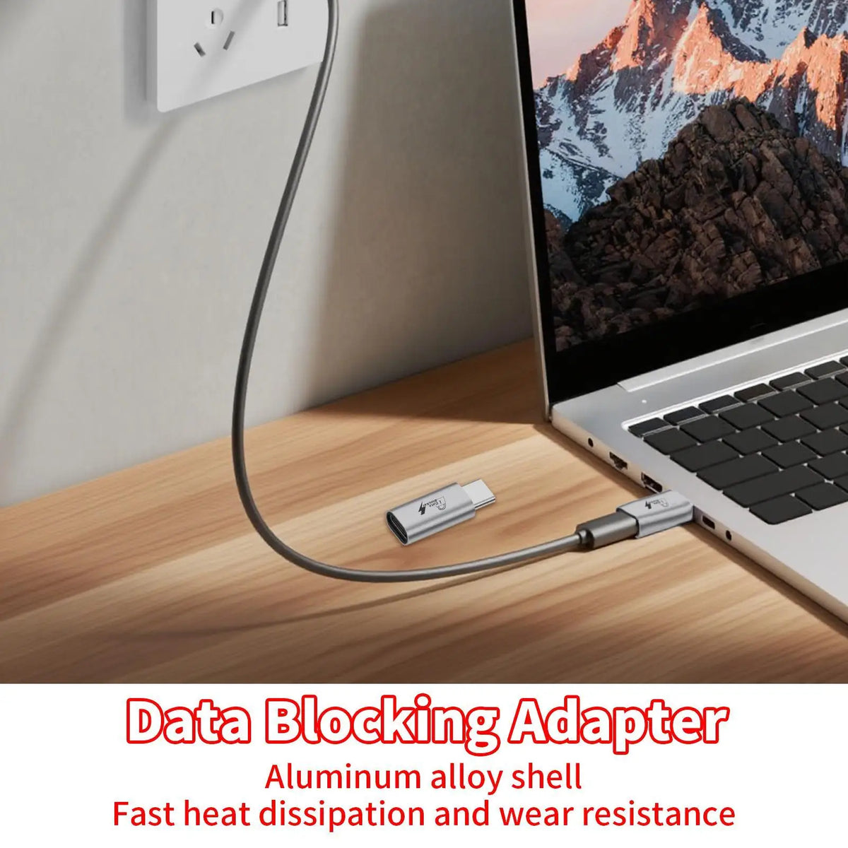 Adaptor USB pentru blocare de date la încărcare