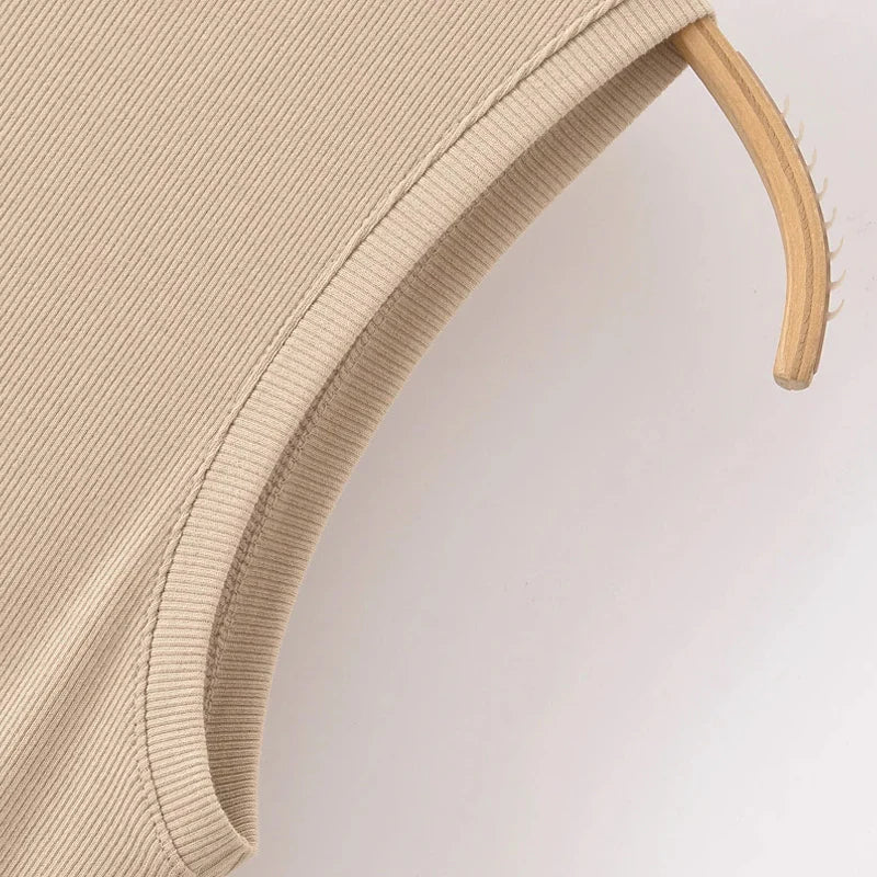 HXAO Women's Black Long Dresses 2025 Spring Sleeveless Elegant Dresses Fashion Casual Vintage Party Khaki Dresses Vestidos