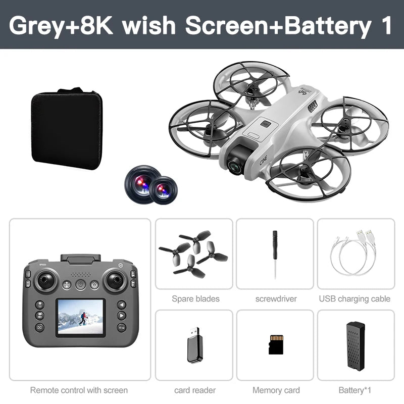 Lenovo V666 4K WiFi Drone with Obstacle Avoidance & Brushless Motor