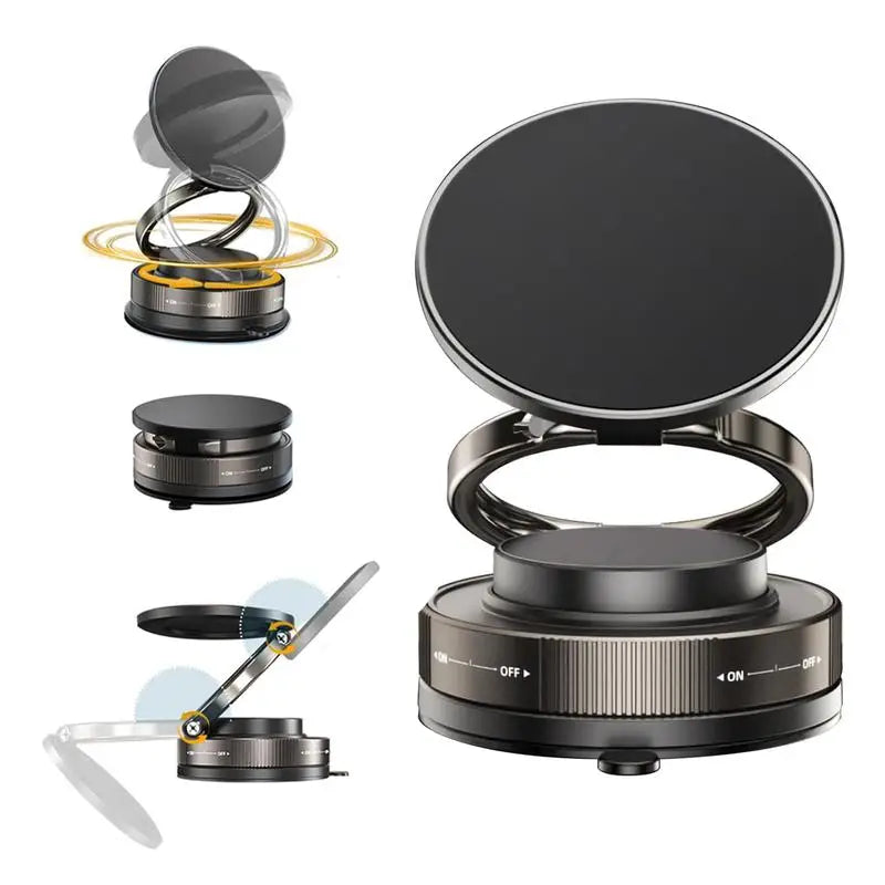 Rotating Foldable Magnetic Car Phone Holder