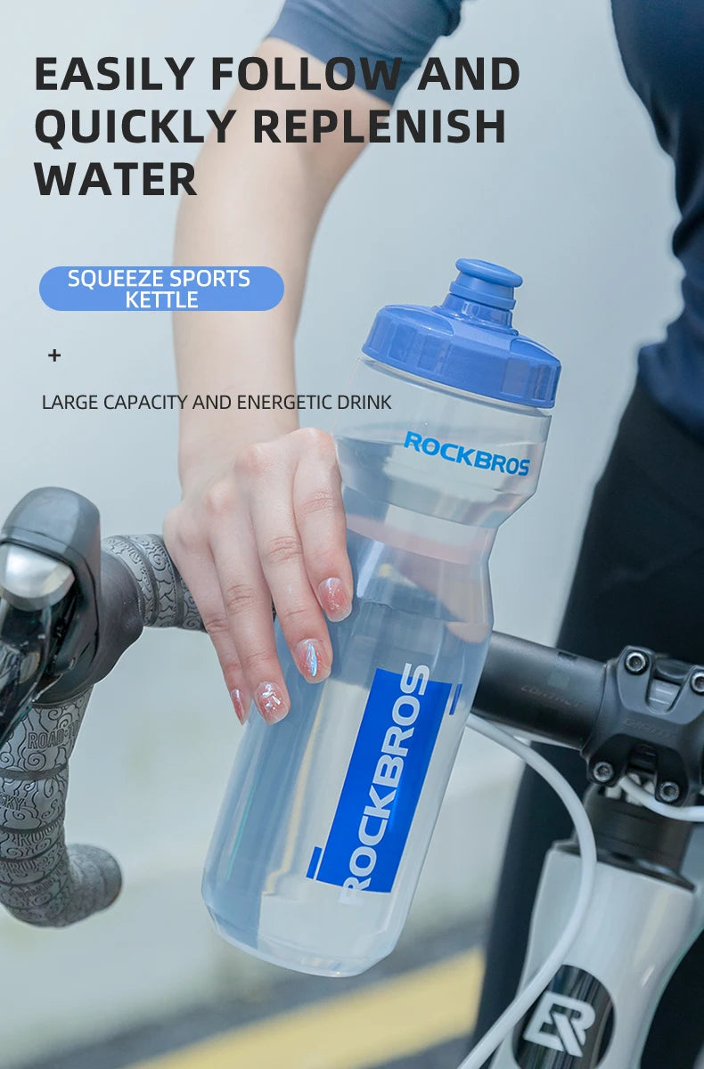 750 ml dviračio gertuvė, nepraleidžianti skysčių, sportinė gertuvė dviračiams