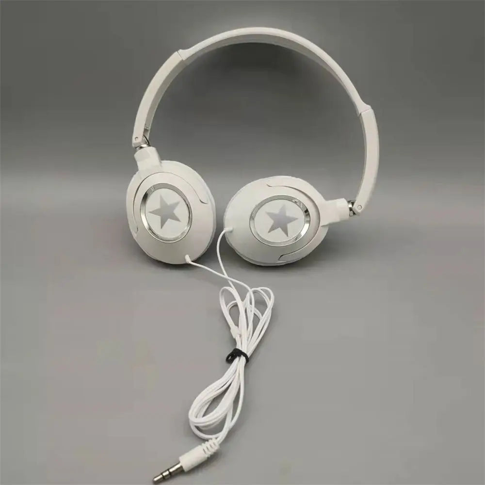 Wired Over-Ear Headphones with 3.5 mm Plug and Inline Volume