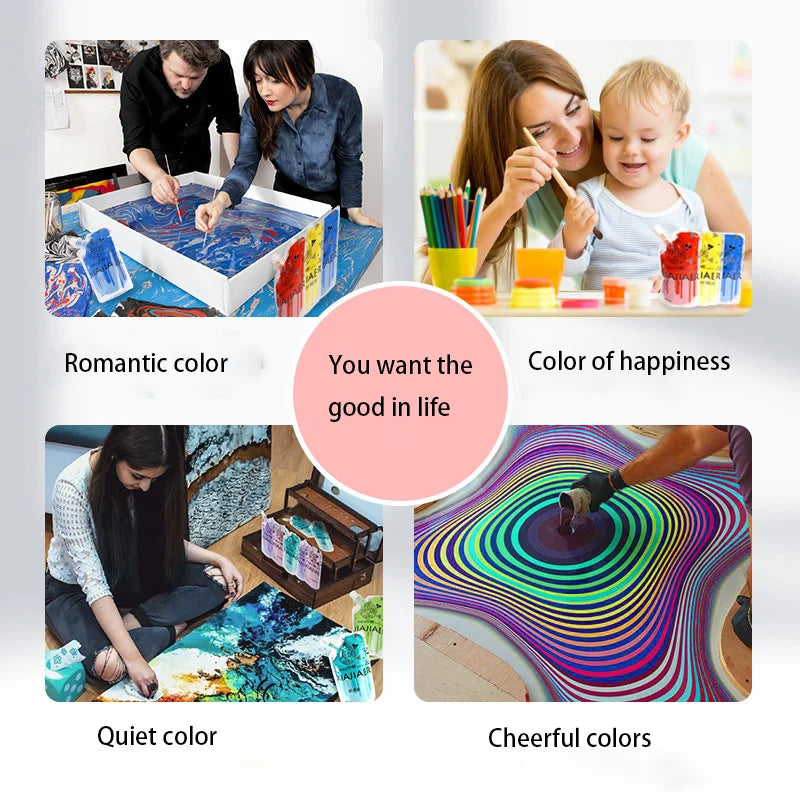 Sada akrylových farieb Chagall 64 farieb – 100ML