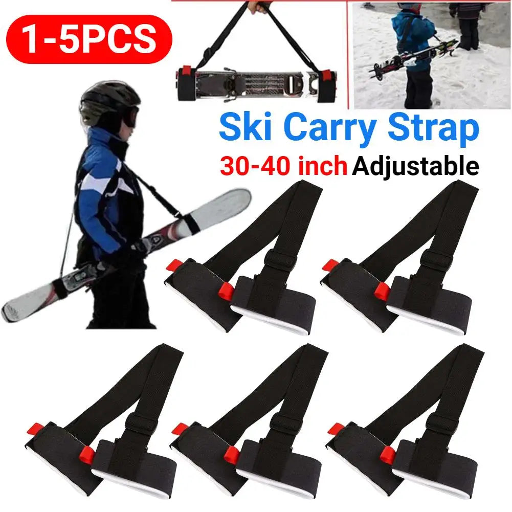 Adjustable Ski and Pole Carrier Strap