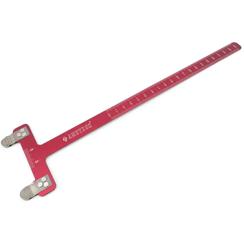 Aluminium boogschutters T-vlak (T-schaaf) — Meterische & inch-schalen