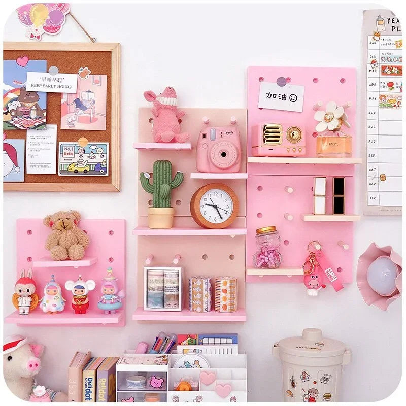 Plastic Pegboard Wall Organiser, Colour Options