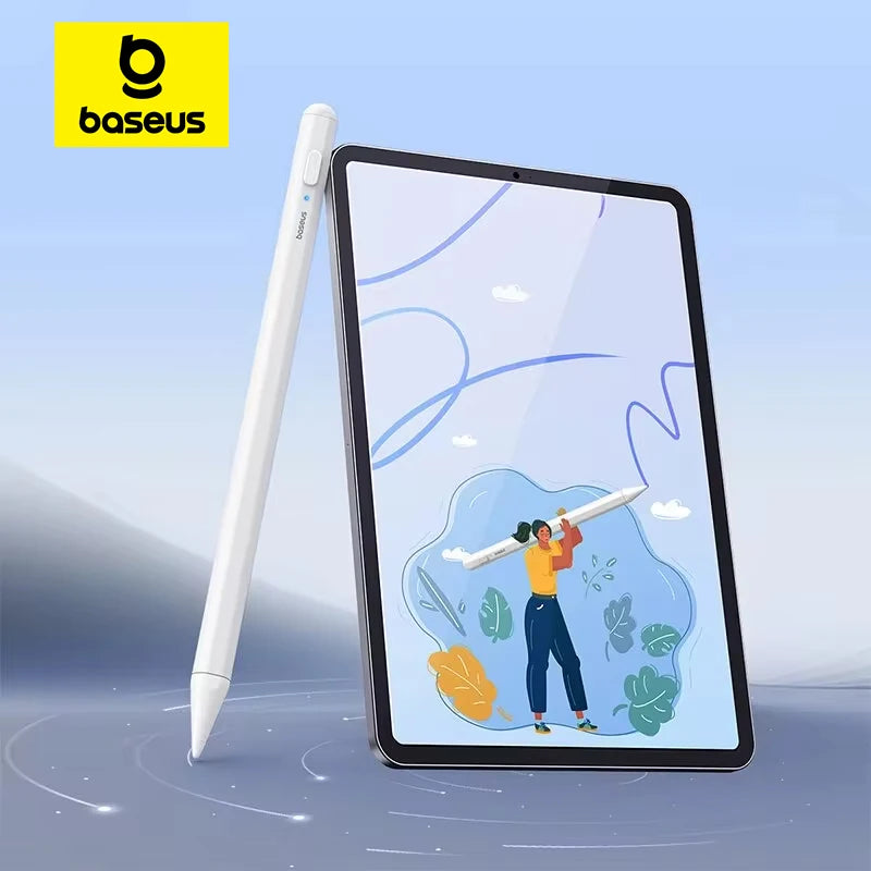 Stylus pero pre iPad s funkciou odmietania dlane, LED a magnetickým dizajnom