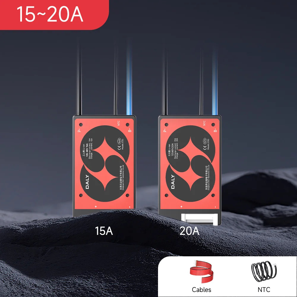 Hardware Battery BMS with Passive Balancing, 15A/20A