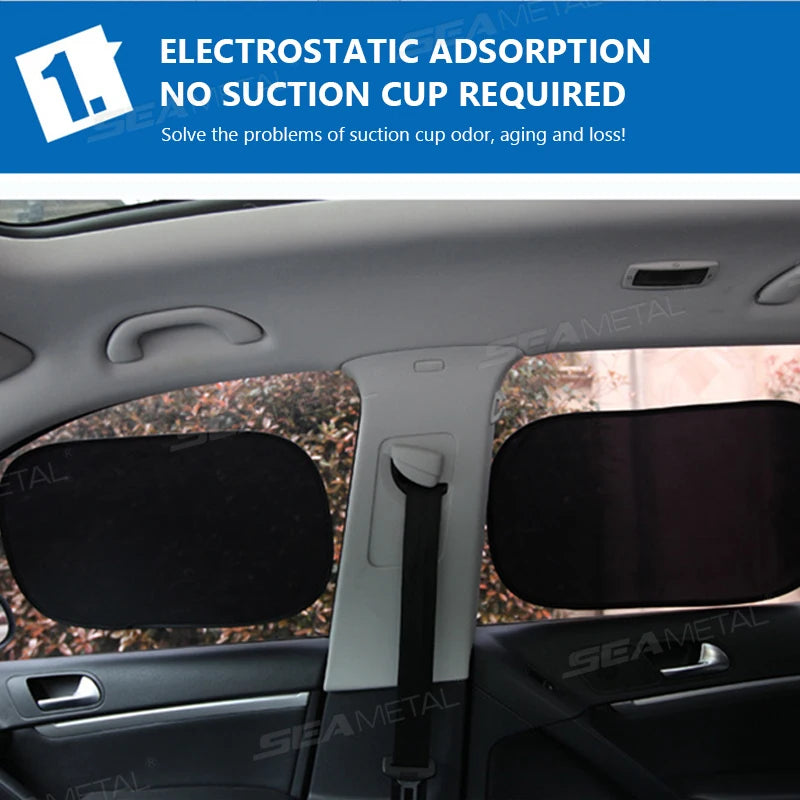 BLALION 2‑Pack Car Window Sunshade Mesh Protector