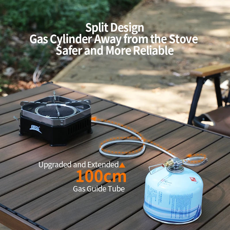 BRS-K007 Infrared Split Gas Stove with Piezo Ignition