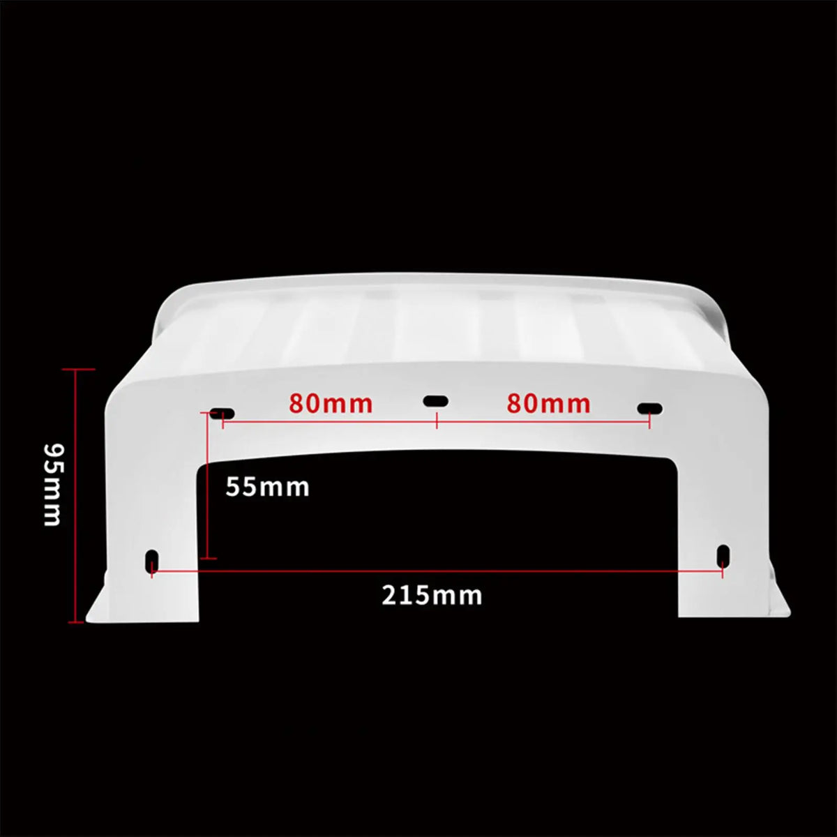 Wall-Mounted Rain Canopy for Security Cameras
