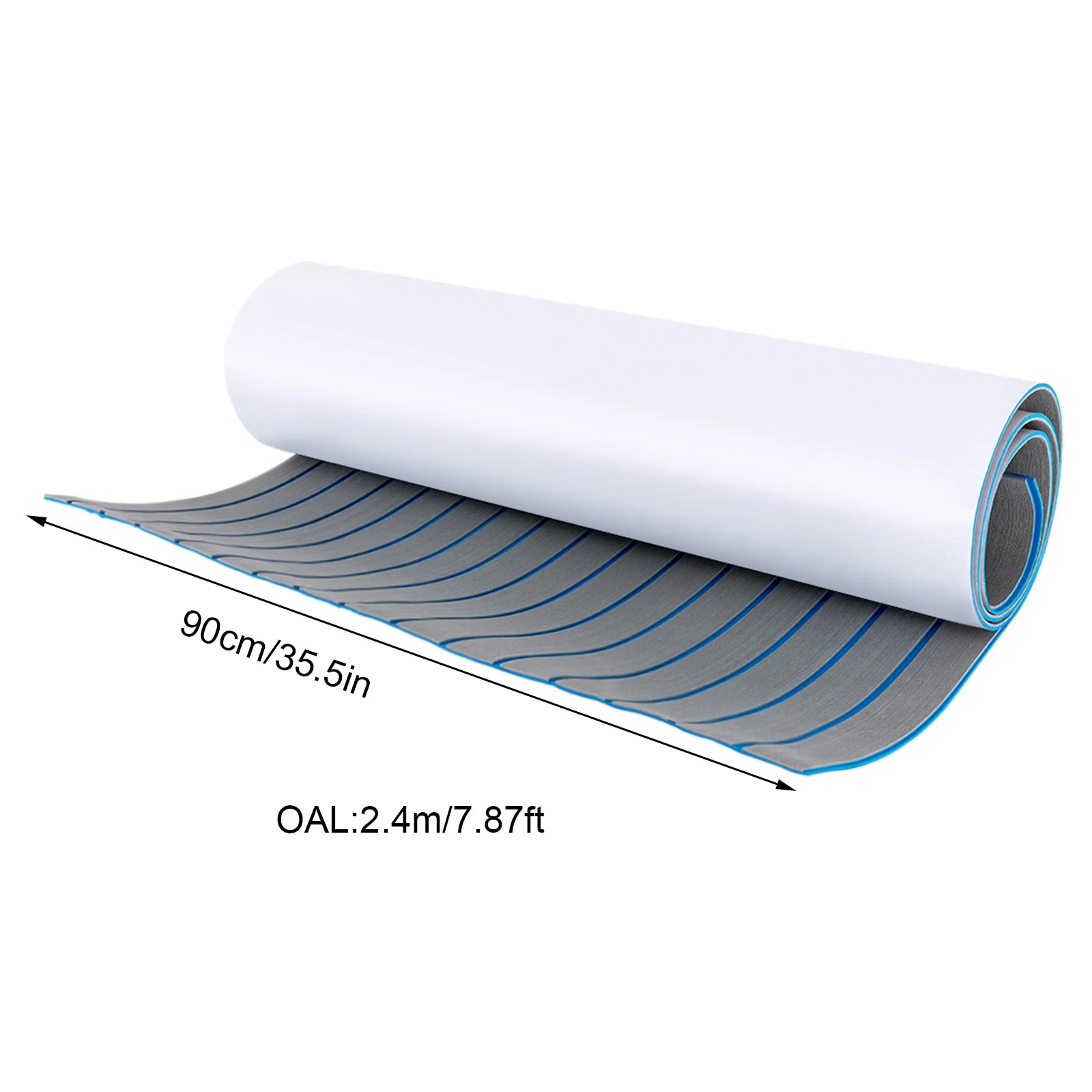 EVA Foam Faux Teak Boat Flooring Mat 240 x 90 cm