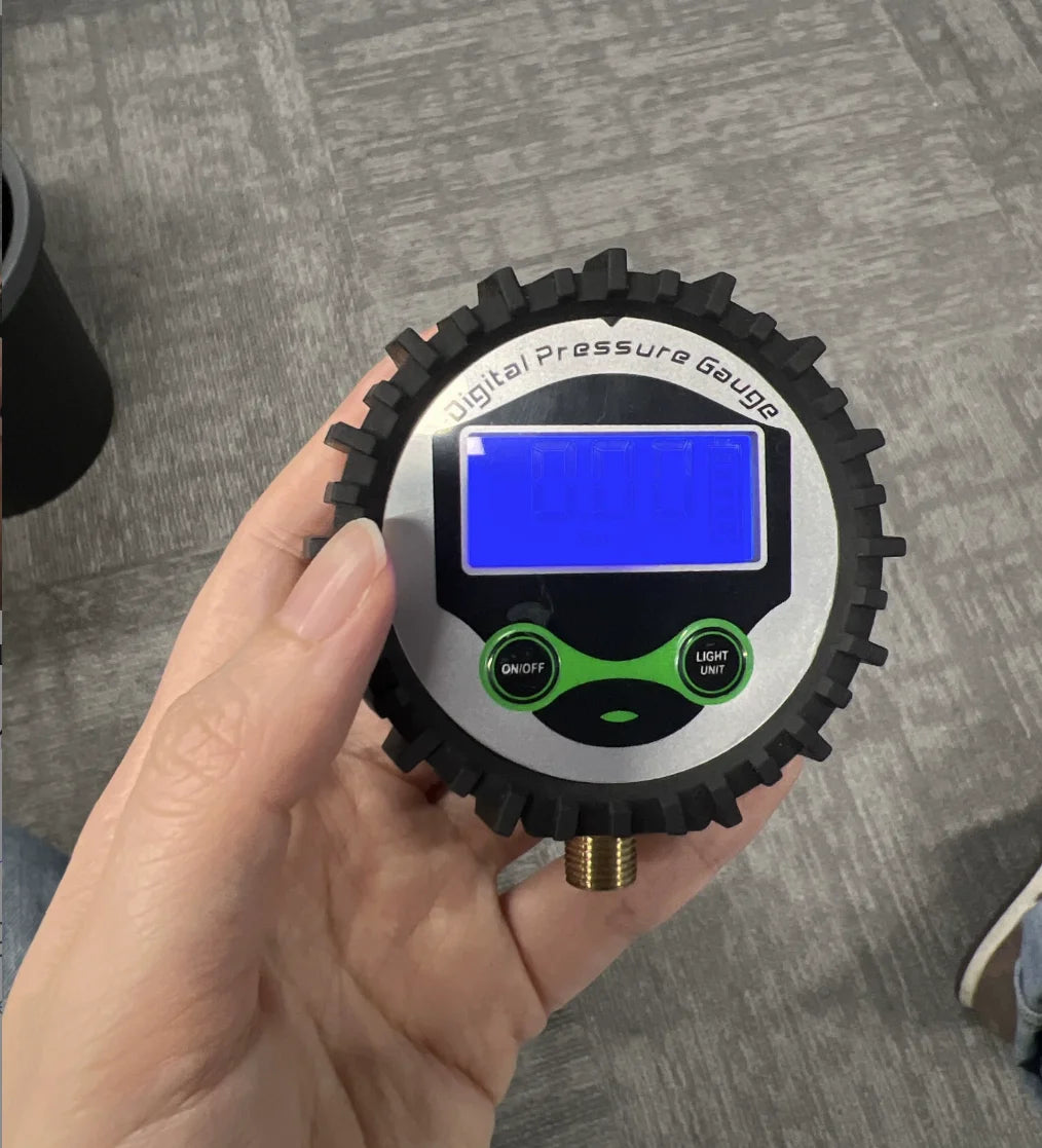 Manómetro digital de 200 PSI con LCD