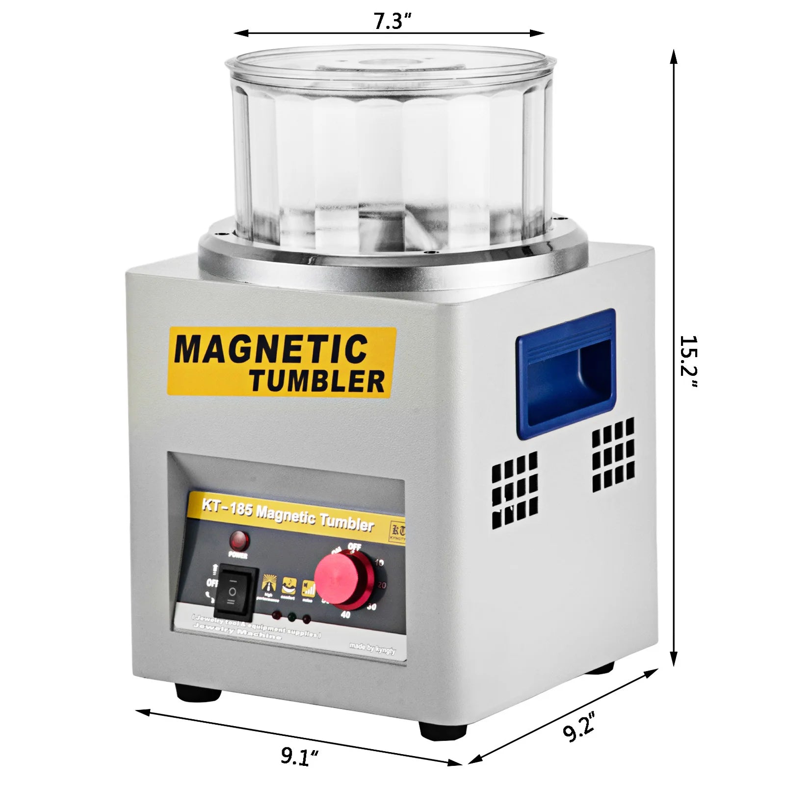 Magnetisk Smykkepolerer KT-185 2000RPM Finisher