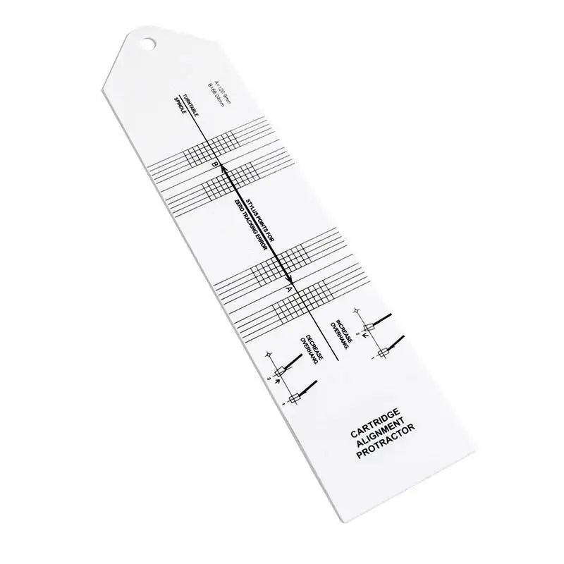 Turntable Stylus Alignment Protractor