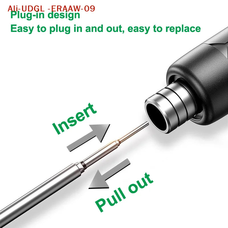 3Pcs Soldering Iron Tip USB Soldering Iron Tip 5V Battery Soldering Iron Tip Soldering Rework Accessories