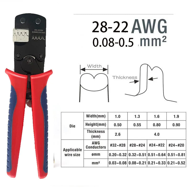 Small-Terminal Crimping Pliers
