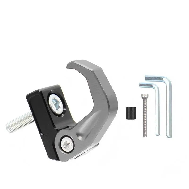 CNC Aluminium Helmet and Bag Hook for 22 mm Bars