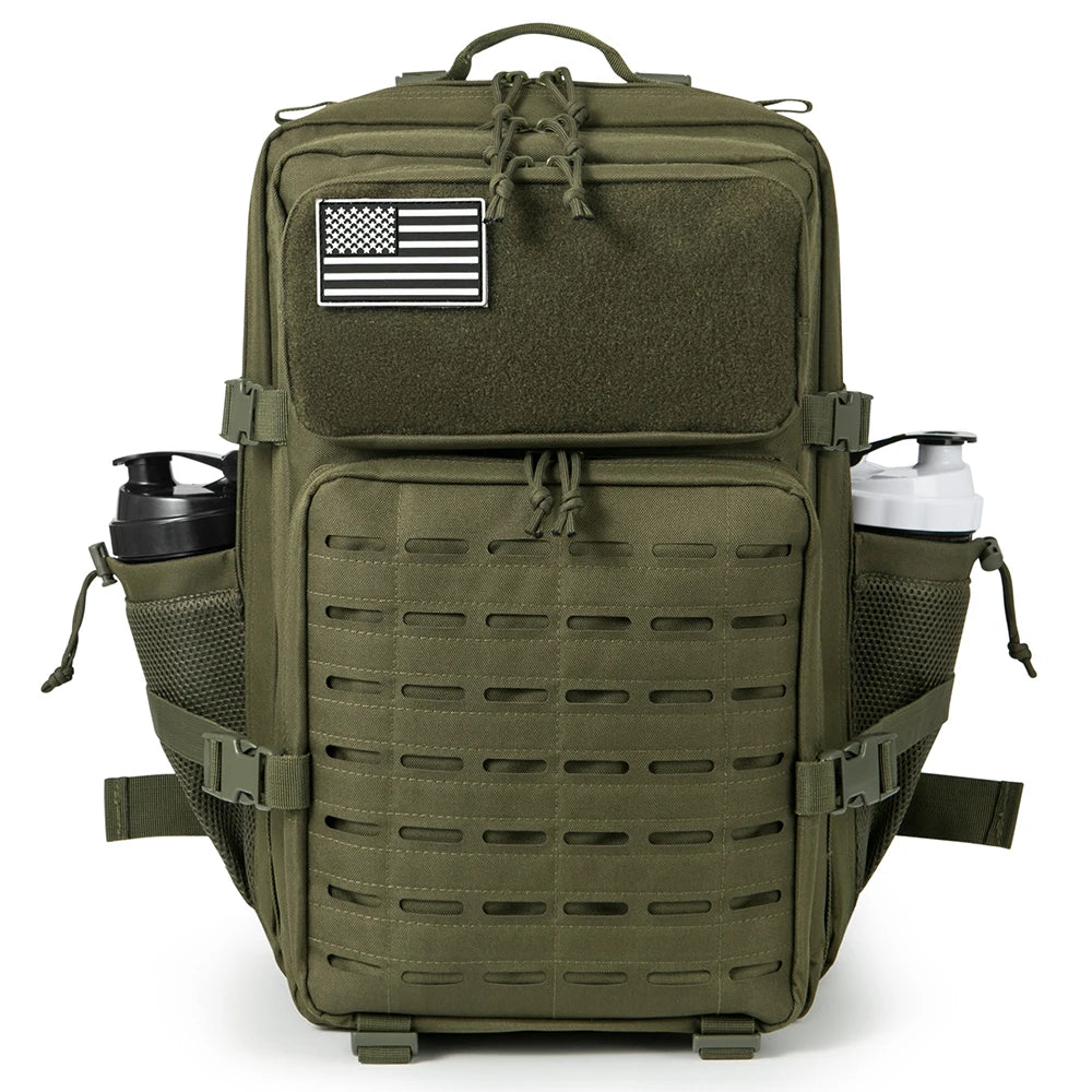 45L Tactical Backpack with Double Cup Holder