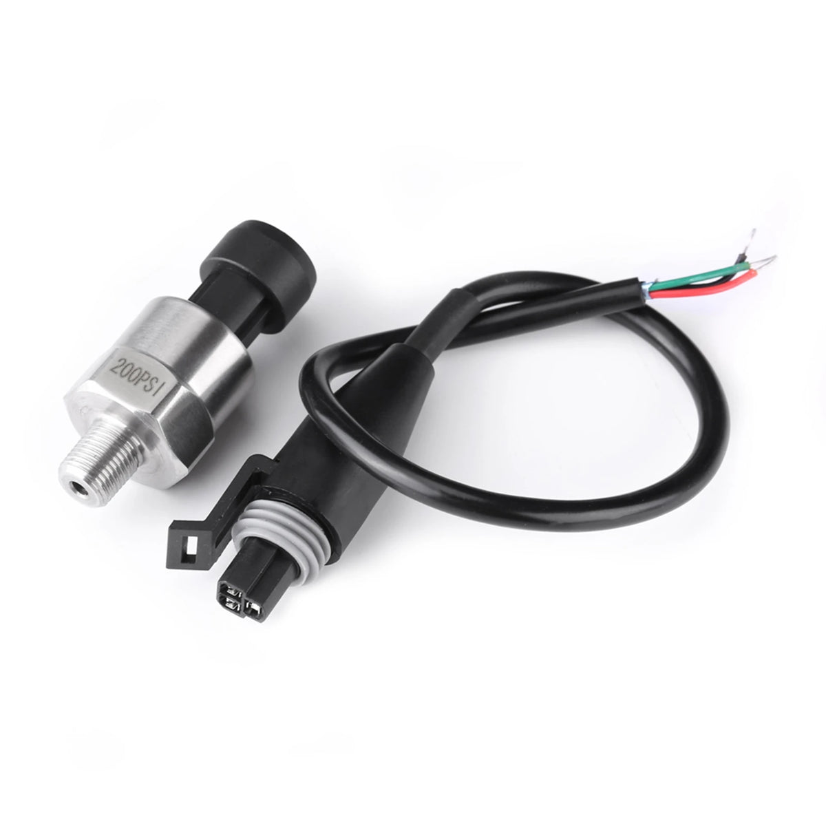 Sensor de Presión Rosca 1/8NPT, Transductor de Presión en Acero inoxidable para Aceite Combustible Aire Agua